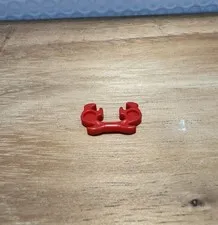 LEGO Minifig Helmet Horn Ninja Ninjago Red Samurai Fighter Attachment Hook Bar