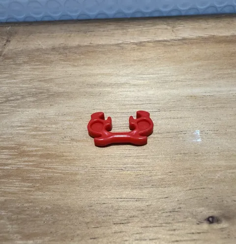 LEGO Minifig Helmet Horn Ninja Ninjago Red Samurai Fighter Attachment Hook Bar