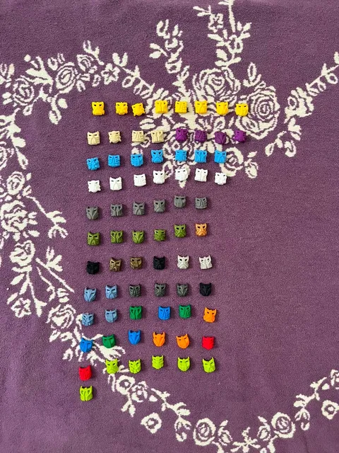 Lego Bionicle Krana Mask Lot - 73 pcs, No Duplicates