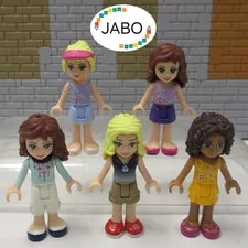(O 15 / 9) Lego Friends 5 figures minifigures