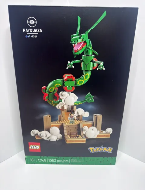 LEGO Pokémon 72168 Rayquaza - Brand New - Ready To Ship Immediately!!!