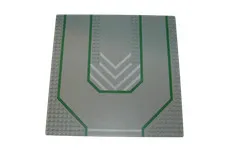 Lego® Street Base Plate Pad 32x32 3er Drive Firefighters Police GREY