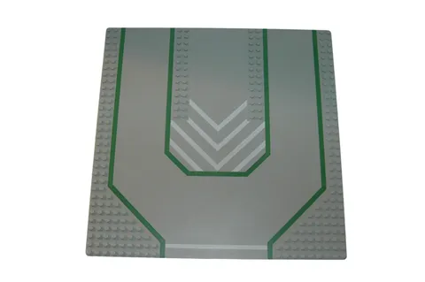 Lego® Street Base Plate Pad 32x32 3er Drive Firefighters Police GREY