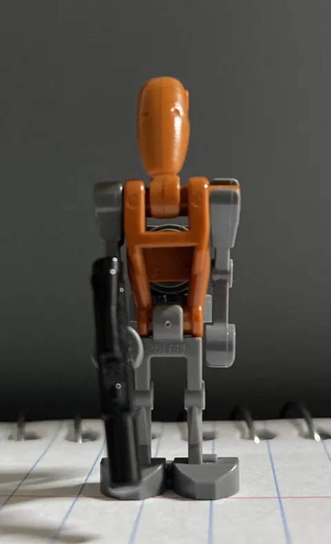 Lego Rocket Battle Droid Figure W/ Blaster (8086)