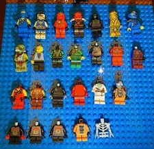 LEGO NINJAGO & CHIMA Mini-figure Parts Bulk Lot Weapons, Snakes, mini figs