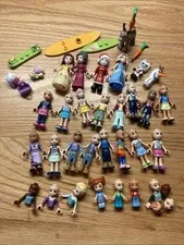 LOT LEGO FRIENDS MINIFIGS girls + tops & bottoms, Accessories And Animals Frozen