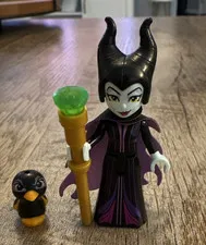 LEGO Disney Minifigures Maleficent Minifigure w/ Staff & Raven