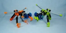 2001 Lego Bionicle Rahi 8537 NUI-RAMA Flying Technic Insects - Complete Figures
