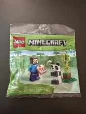 LEGO Minecraft Steve and Baby Panda Polybag set 30672