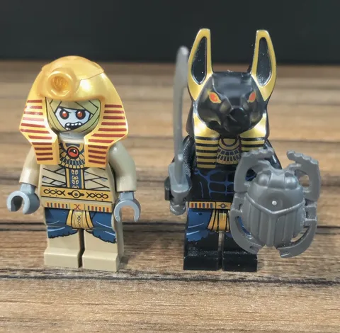 LEGO Pharaoh's Quest Minifigure Lot | Amset-Ra,  Anubis Guard Genuine RARE