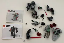 LEGO Star Wars Darth Vader Mech 75368 & 75344 Boba Fett's Starship (Incomplete)