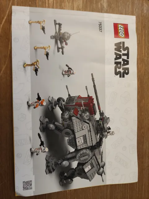 LEGO Star Wars 75337 AT-TE Walker Instruction Manual Booklet Only