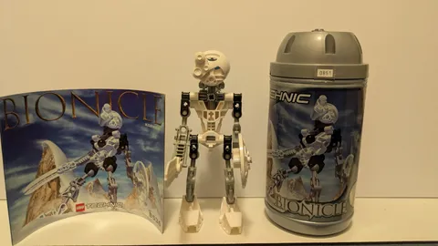 LEGO Bionicle 8536 Kopaka Mata Complete With Canister And Instructions Ko-Koro