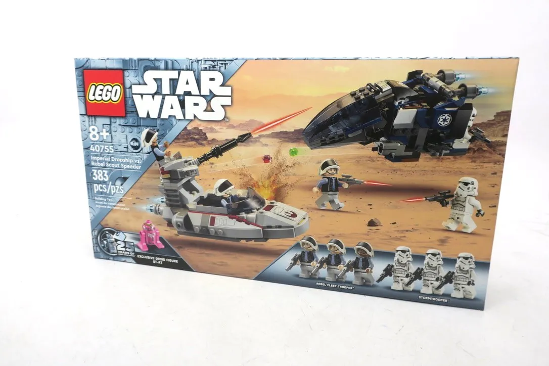 LEGO Star Wars Imperial Dropship vs. Rebel Scout Speeder 40755 New In Box Sealed