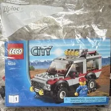 LEGO City 4433 Off-Road Fire Rescue Bulk Pieces/Parts Lot w/ Instructions Bagged
