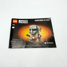 LEGO Brick Headz The Mandalorian 75317 Instruction Manual Book 2 Only