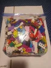 Lego Bulk Lot of Bricks Parts Pieces 2 Lbs PLUS Grab Bag Mystery Bag