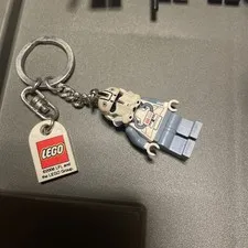Star Wars LEGO Clone Trooper V-Wing Pilot Toy Mini Figure Keychain 851463 Gray