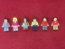 LEGO The Big Bang Theory Minifigures Lot(6)- Complete Group🔥📈