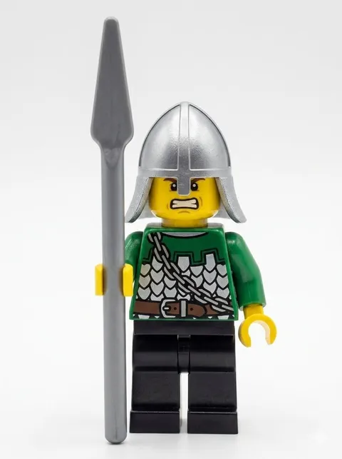 LEGO Castle Minifigure Dragon Knight Scale Mail with Chain and Belt Cas485