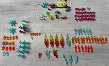 LEGO Flames Fire Rocks Crystals Effects Parts Lot 140 Pieces Trans Colors Mixed