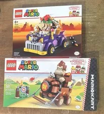 Lego Super Mario Kart Donkey Kong DK Jumbo & Bowser Muscle See Image 71431 72033