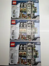 NEW LEGO Green Grocer 10185 Modular Buildings Instruction Manuals Full Set of 3