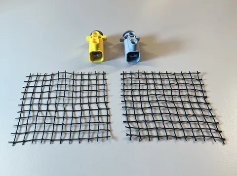 Lego x2 Projectile Launcher Canister w/ Trigger 35456c01 String Net 10x10 71155