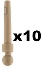 Lego 10 Hermione/Albus New Minifig Dark Tan Wand HP Wizard Weapon Part D736
