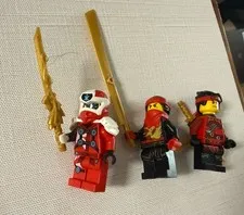 LEGO Ninjago Kai Minifigure Lot 3 Figures Skybound Digi Genuine LEGO