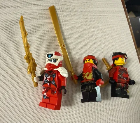 LEGO Ninjago Kai Minifigure Lot 3 Figures Skybound Digi Genuine LEGO