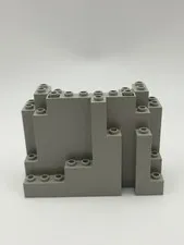 LEGO® 6082 Rock Panel 4x10x6 Rectangular Old Light Gray 6766 6763 6769 6761