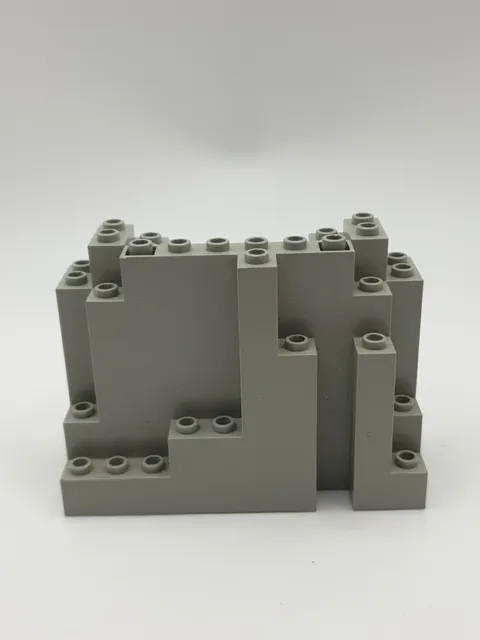 LEGO® 6082 Rock Panel 4x10x6 Rectangular Old Light Gray 6766 6763 6769 6761