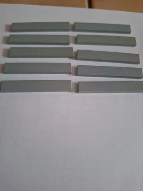 No 346 Lego Tile 1x6.   6636 Light Grey