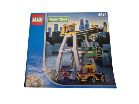 Lego® TRAIN Railway 4514 Instructions Cargo Station