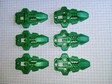 6 Bionicle Lego 44138 in Pearl Green Rahkshi Foot Feet Genuine Lego WYSIWYG 6 pc