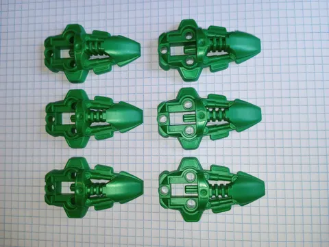 6 Bionicle Lego 44138 in Pearl Green Rahkshi Foot Feet Genuine Lego WYSIWYG 6 pc