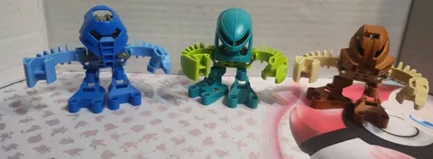 2001 LEGO Bionicle McDonald’s Toys Lot Of 3 Tohunga Kongu, Maka, Huki