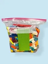 LEGO Mixed Bricks & Plates Bulk Lot, Multicolor Plastic Pieces, 1.875 pounds