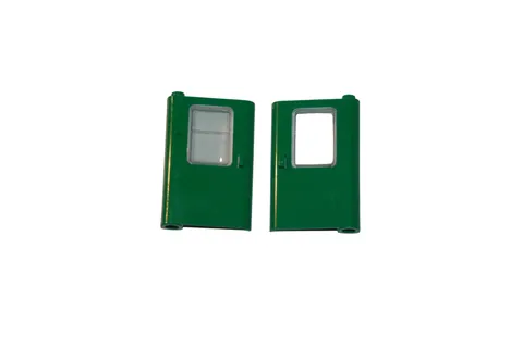 Lego® 9V 12V TRAIN Railway 4552 7898 Doors Set Left Right GREEN