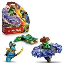 LEGO NINJAGO Nya vs. Mutation Monster Spinner - Ninja Spinning Toy w/a Launcher,