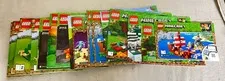 19 Lego - Instruction Manuals Only ~ MINECRAFT ~ Assorted Booklets Lot