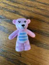 LEGO LITTLE PINK AND BLUE BEAR MINIFIGURE WITH FREE SHIPPING