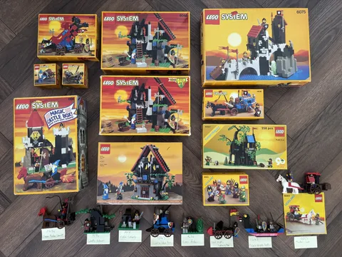 LEGO Classic 1990s Castle Collection: Dragon Knights, Wolfpack, Black Knights