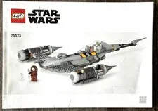 Lego Star Wars 75325 Instruction Manual BOOK The Mandalorian's N-1 Starfighter