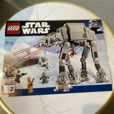 LEGO Star Wars 8129 AT-AT Walker Manual Instructions Only Book 2 No Bricks VGUC