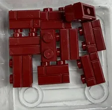 LEGO Brick, Modified 1 x 2 Mason, 98283, Dark Red, QTY 10 Free Shipping