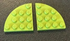 Lego Plate Round Corner 4x4 Lot 2 White Replacement Pieces 30565