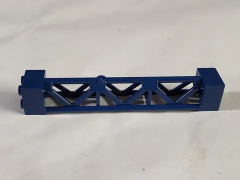 LEGO Support 2x2x10 Girder Triangular Axlehole Type 4 95347 Dark Blue set 6860
