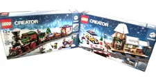 LEGO 10254 10259 Creator Winter Holiday Train & Winter Village Station Sealed